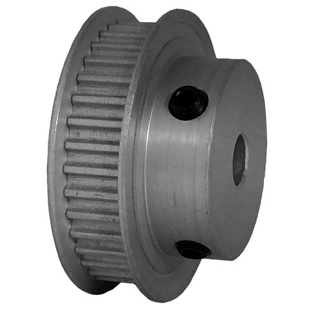 B B MANUFACTURING 36-3P06-6FA3, Timing Pulley, Aluminum, Clear Anodized,  36-3P06-6FA3